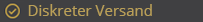 Sicherer Versand aus DE